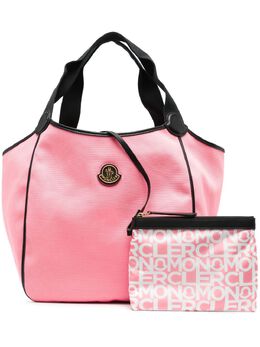 Moncler logo-patch tote bag 19848772