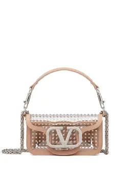 Valentino Garavani Locò crystal-embellished shoulder bag 19473924
