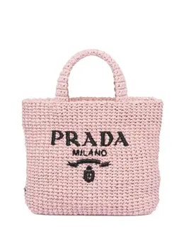 Prada small raffia tote bag 19661961