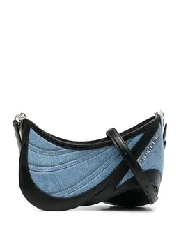 Mugler small Spiral Curve 01 denim bag 19893277