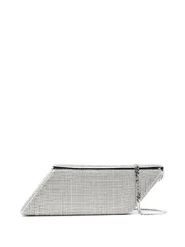 Kara crystal-embellished box-shaped shoulder bag 19883132