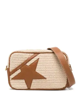 Golden Goose Star-patch crochet crossbody bag 20010466