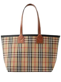 Burberry medium London check-pattern tote bag 19845946