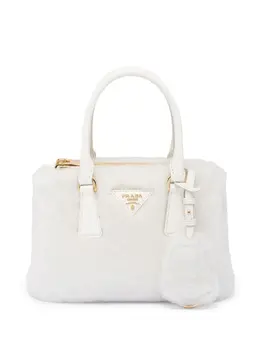 Prada Galleria shearling mini bag 19923546