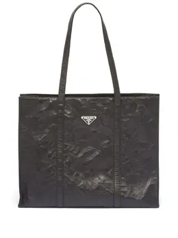 Prada large leather tote bag 19923415