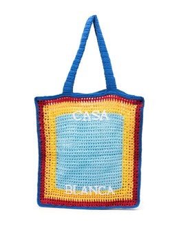 Casablanca Atlantis crochet-knit tote bag 20065287