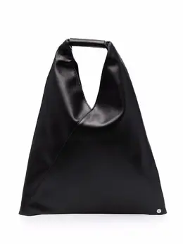 Maison Margiela Japanese triangle leather tote bag 19860758