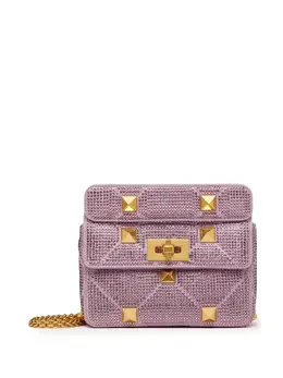 Valentino Garavani Roman Stud rhinestone-embellished shoulder bag 19184068