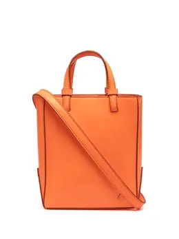 The Attico open-top leather tote bag 16193906