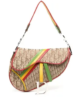 Christian Dior 1990-2000s Rasta Trotter Saddle shoulder bag 18674309
