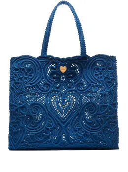 Dolce & Gabbana large Beatrice cordonetto lace tote bag 17919568
