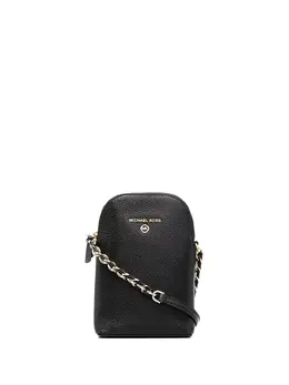 Michael Kors leather shoulder bag with chain-link strap 16035945