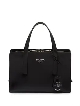 Prada mini Re-Edition 1995 brushed-leather tote bag 19662813