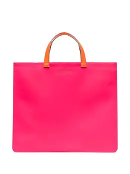 Comme des Garçons colour-block square tote bag 14770239