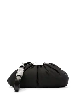 Philipp Plein logo plaque clutch bag 16176683