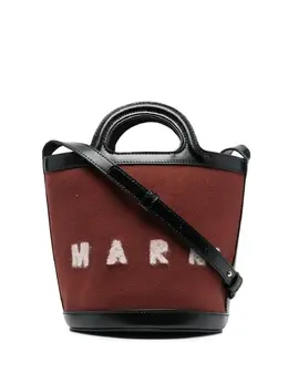 Marni Tasche logo-print bucket bag 18727229