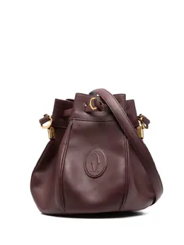 Cartier 2000s pre-owned logo-embossed bucket bag 19108594
