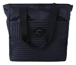Versace logo-plaque zipped Tote Bag 8053850331093