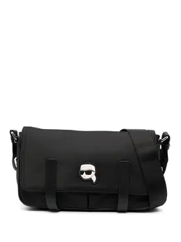 Karl Lagerfeld Ikonik Karl patch shoulder bag 19973141
