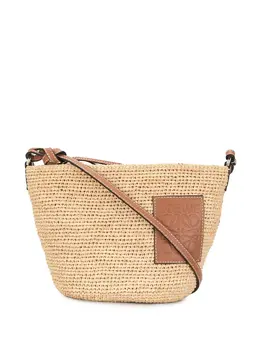 Loewe raffia weave tote bag 15491254