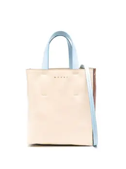 Marni small Museo colour-block tote bag 20247446