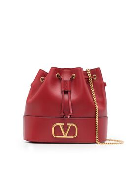 Valentino Garavani VLogo leather bucket bag 18363949