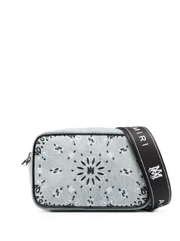 Amiri bandana embroidery crossbody bag 19975061