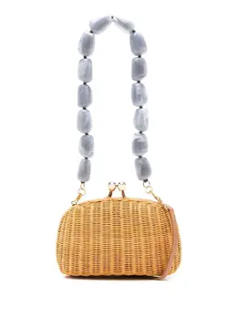 Serpui Mia wicker crossybody bag 19496203