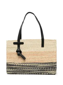 Sensi Studio degrade straw tote 18566371