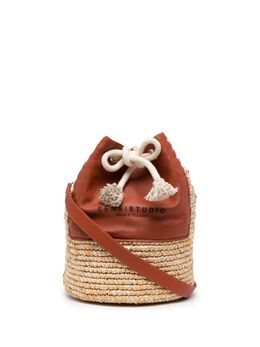 Sensi Studio logo-print panelled tote 18566366
