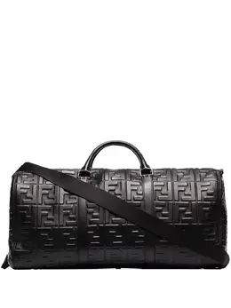 Fendi logo-embossed holdall bag 15366560