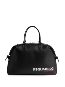 Dsquared2 logo-print grained tote bag 19672193
