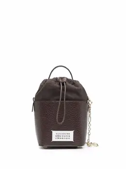 Maison Margiela 5AC logo-patch bucket bag 16689350