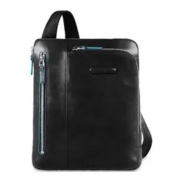 Сумка планшет Piquadro Blue Square, фактура гладкая, тиснение, матовая, nero 100844248889