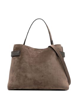 Brunello Cucinelli suede tote bag 20076732