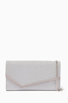 Jimmy Choo Emmie Clutch in Fine Glitter Leather 212085069_247