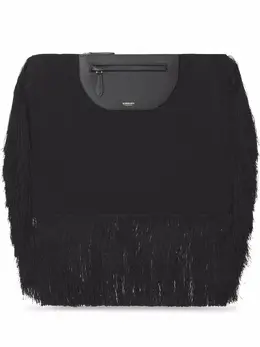 Burberry Olympia fringe-detail clutch bag 17240045