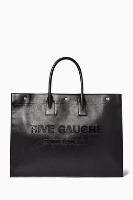 Saint Laurent Large Rive Gauche Tote Bag in Smooth Leather 214587315_13