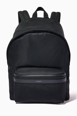 Saint Laurent City Backpack in ECONYL® Nylon 215138145_13