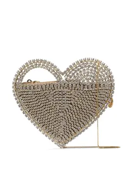 Rosantica Rejina heart crystal clutch bag 14519179