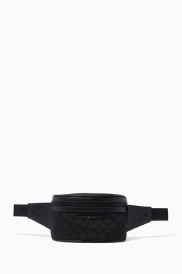 Emporio Armani EA Eagle Belt Bag in Nylon 214137117_245