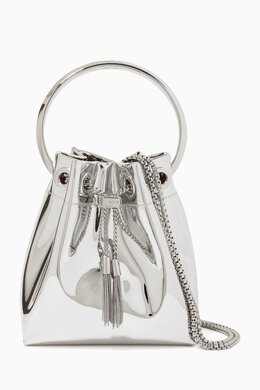 Jimmy Choo Bon Bon Top Handle Bag in Mirror Leather 214800307_247