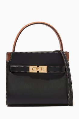 Tory Burch Petite Lee Radziwill Double Bag in Smooth Leather 215668463_13