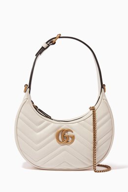 Gucci Mini GG Marmont Half-moon Bag 215416512_26
