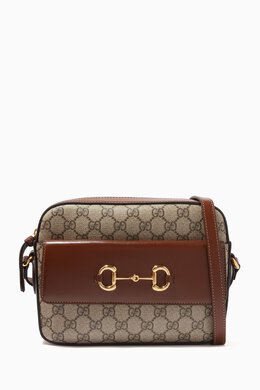 Gucci Small 1955 Horsebit Shoulder Bag in Canvas 214233375_15