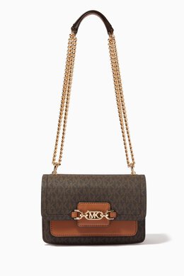 Michael Kors Heather XS Crossbody Bag in Monogram Canvas & Leather 215152262_15