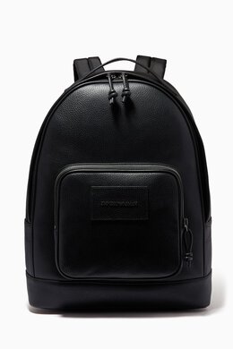 Emporio Armani EA Business Backpack in Tumbled Leather 214865753_245