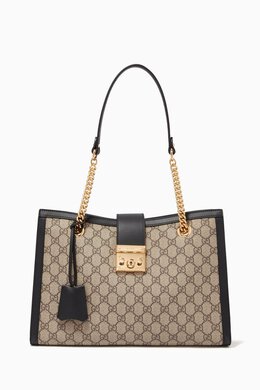 Gucci Medium Padlock GG Shoulder Bag in Canvas 211837721_13