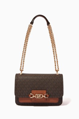 Michael Kors Heather Large Shoulder Bag in Logo Canvas 215152287_15