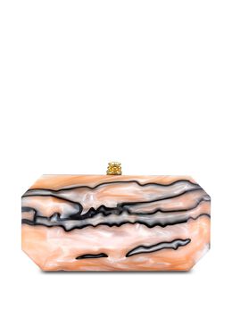 Tyler Ellis small Perry marbled clutch bag 15258381